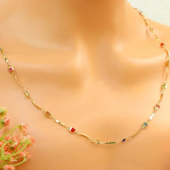 "New Beautiful Design Necklace Chain for Women/Girls, Gift, N534 - Picture 5 of 10